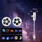 Purilite Select Star Projector Night Light USB Plug In 360 Degree Rotating Starry Sky Projection Lamp for Bedroom Room Decor and Parties