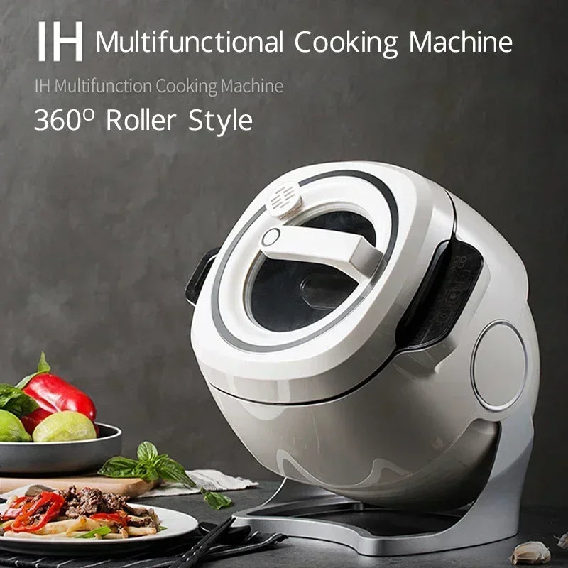 Purilite Select 6L Drum Automatic Cooking Machine 2000W Commercial Intelligent Robot Cooker 110V/220V IH Heating - PuriLite