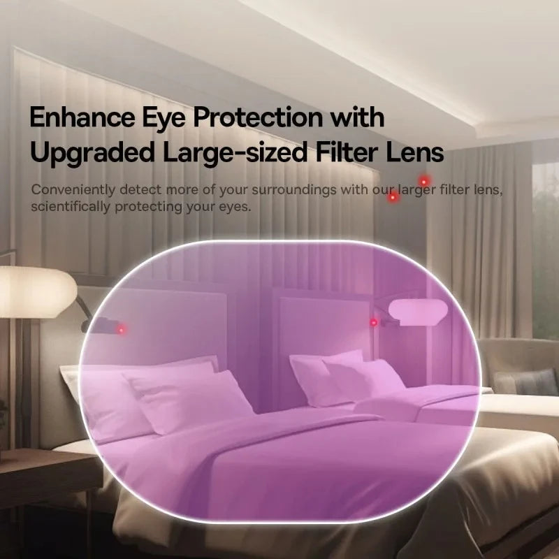 Purilite Select Mini Security Alarm Detector Portable Sound Sensor Anti-Theft Door Window Monitoring Device with Multi Detection Modes