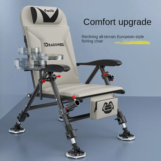🎣 European Reclining Foldable Fishing Chair