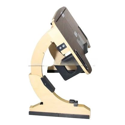 Purilite Select Adjustable Wooden Laptop Stand Portable Foldable Bed Desk for Notebook, Tablet, Reading, and Workstation Use - PuriLite