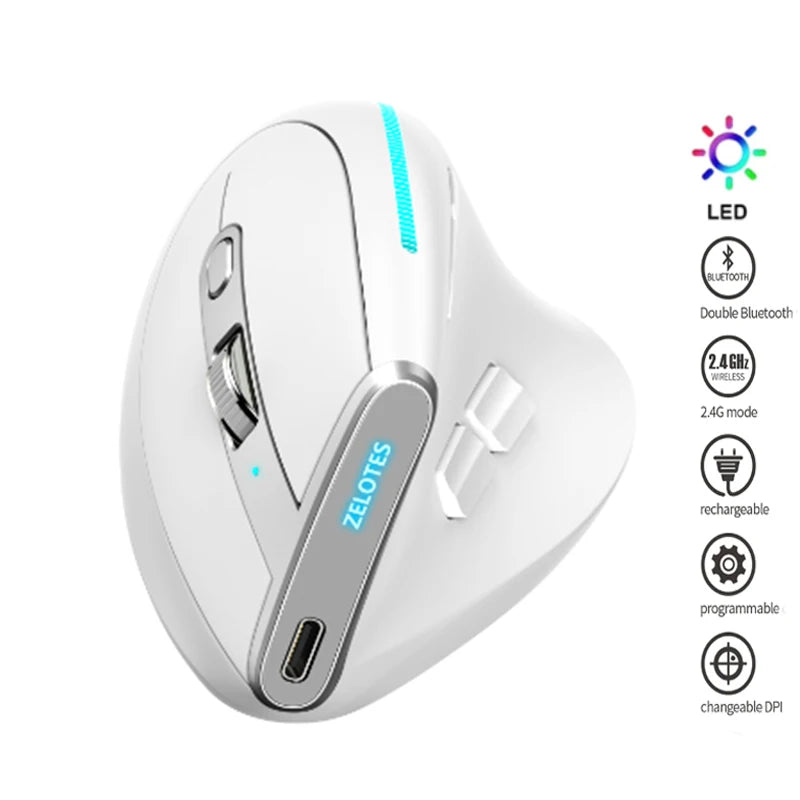 🔥 Purilite Select RGB Wireless Vertical Mouse