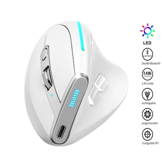 🔥 Purilite Select RGB Wireless Vertical Mouse