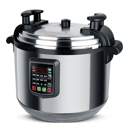 Purilite Select 17L / 21L / 25L Commercial Electric Pressure Cooker 220V High Capacity Stainless Steel Rice Cooker for Large Groups - PuriLite