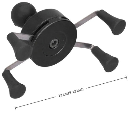 Purilite Select | Universal Mobile Phone Holder 4–6.5 Inch | Black Handlebar Mount | Modification Kit with Accessories