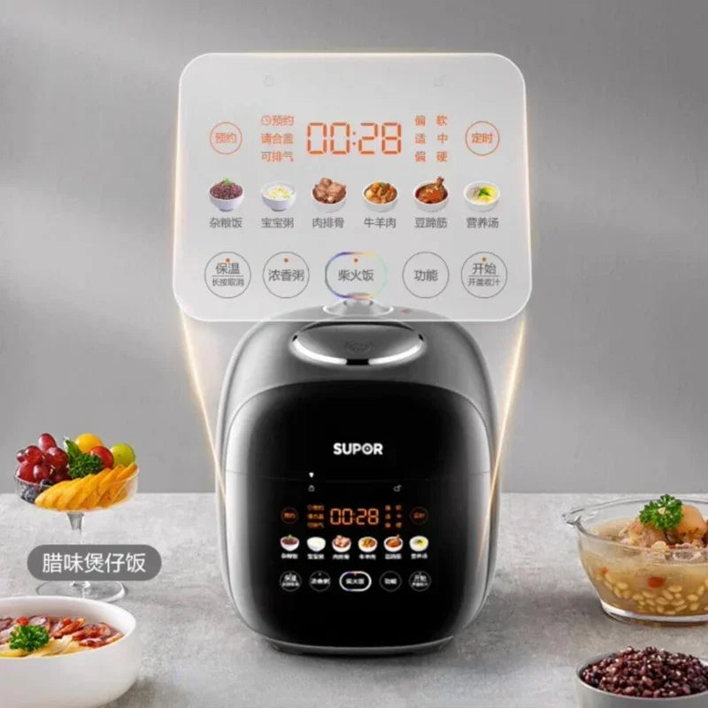 220V Electric Pressure Cooker 2.3L Capacity Double Inner Liner Quick Cooking Mini Rice Cooker for 2-3 People طنجرة الضغط  압력밥솥 - PuriLite