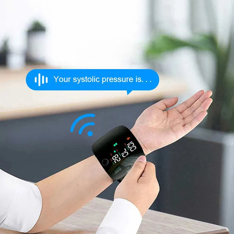 Purilite Select Digital Wrist Blood Pressure Monitor – Portable BP Monitor with Heart Rate Tracking, USB Powered, Easy-Read Display for Home Use - PuriLite