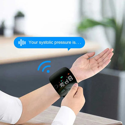 Purilite Select Digital Wrist Blood Pressure Monitor – Portable BP Monitor with Heart Rate Tracking, USB Powered, Easy-Read Display for Home Use - PuriLite