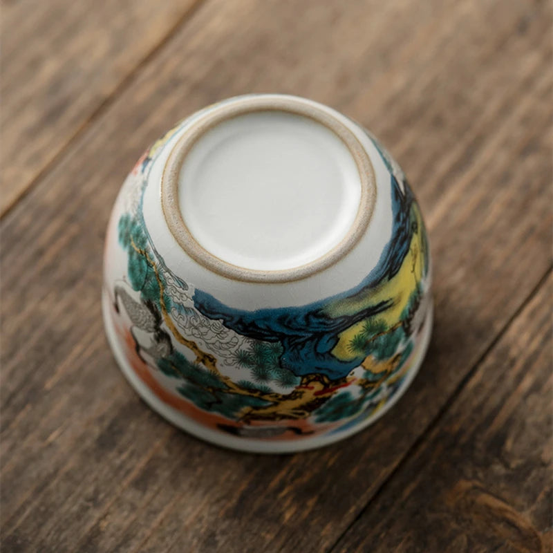 Purilite Select™ Handcrafted Ru Kiln Ceramic Tea Cup – 130ml