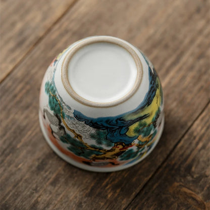 Purilite Select™ Handcrafted Ru Kiln Ceramic Tea Cup – 130ml