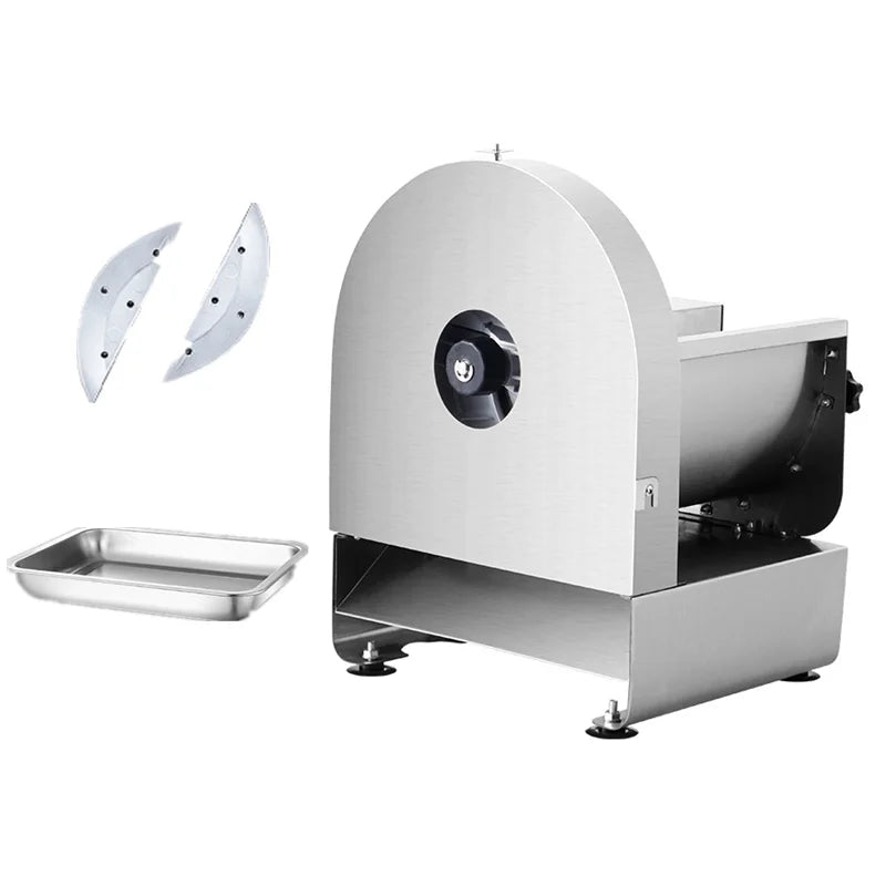 Purilite Select Commercial Electric & Manual Vegetable Slicer – Stainless Steel Automatic Potato, Fruit & Lemon Cutter - PuriLite