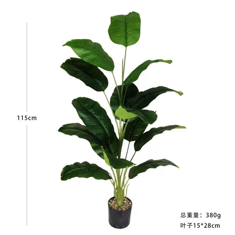 Purilite Select 115CM Artificial Plant Tree – Realistic Lush Greenery Faux Tree for Indoor Outdoor Home, Office, and Event Decor - PuriLite