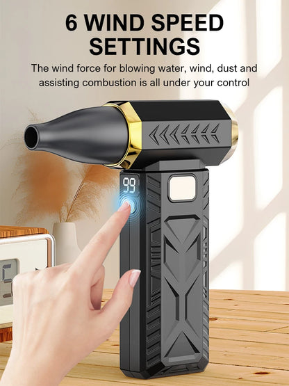 Purilite Select – 400000RPM Mini Turbo Jet Fan | 10000mAh Rechargeable Air Blower &amp; Dust Cleaner