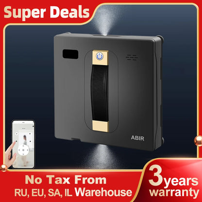 Purilite Select Robot Window Cleaner WD8 – Dual Water Spray, 3000Pa Suction, Smart Memory, Laser Sensor Glass Cleaning Robot for Home - PuriLite