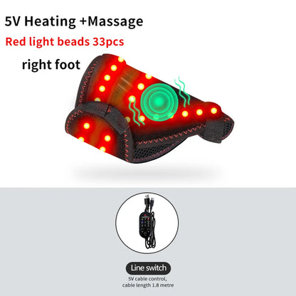 Purilite Select FlexHeat™ Electric Ankle Massager – 3-Level Heating & Vibration Therapy for Pain Relief and Joint Recovery