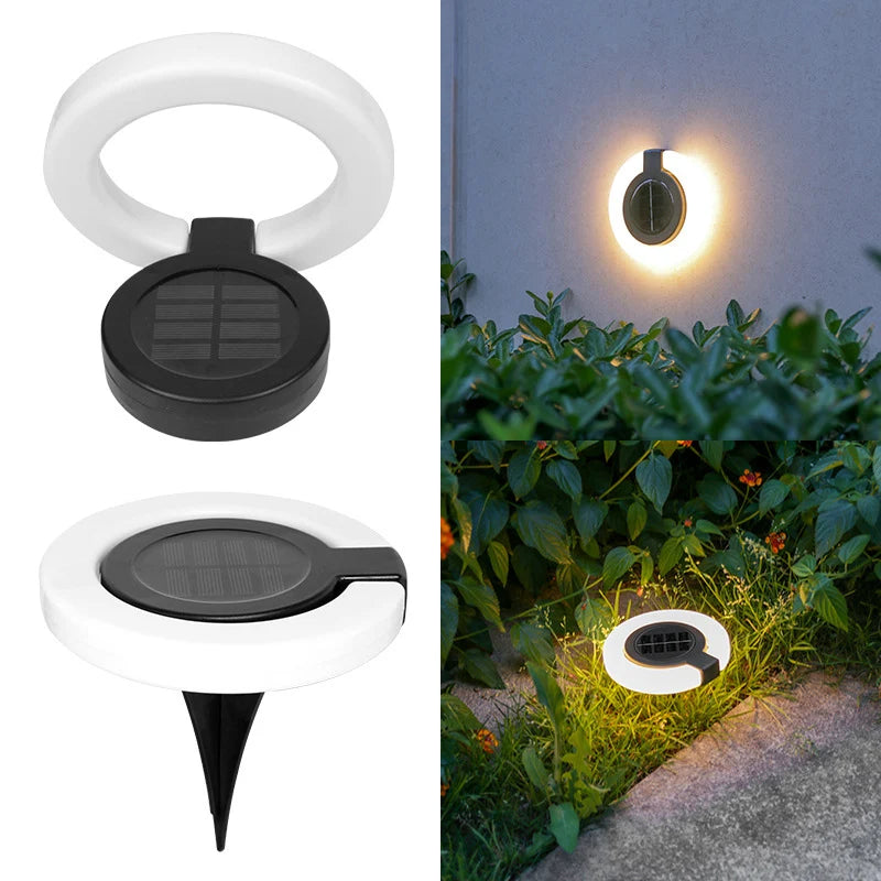 Purilite Select Solar Outdoor LED Landscape Lights Waterproof IP65 Warm White Garden Fence Pathway Buried Lawn Lighting Set