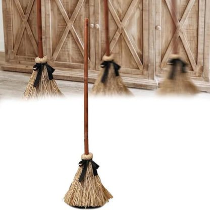Purilite Select Halloween Floating Witch's Broom | Movable Haunted Dancing Broom Decoration with Ghost Sounds for Indoor Halloween Party Home Decor