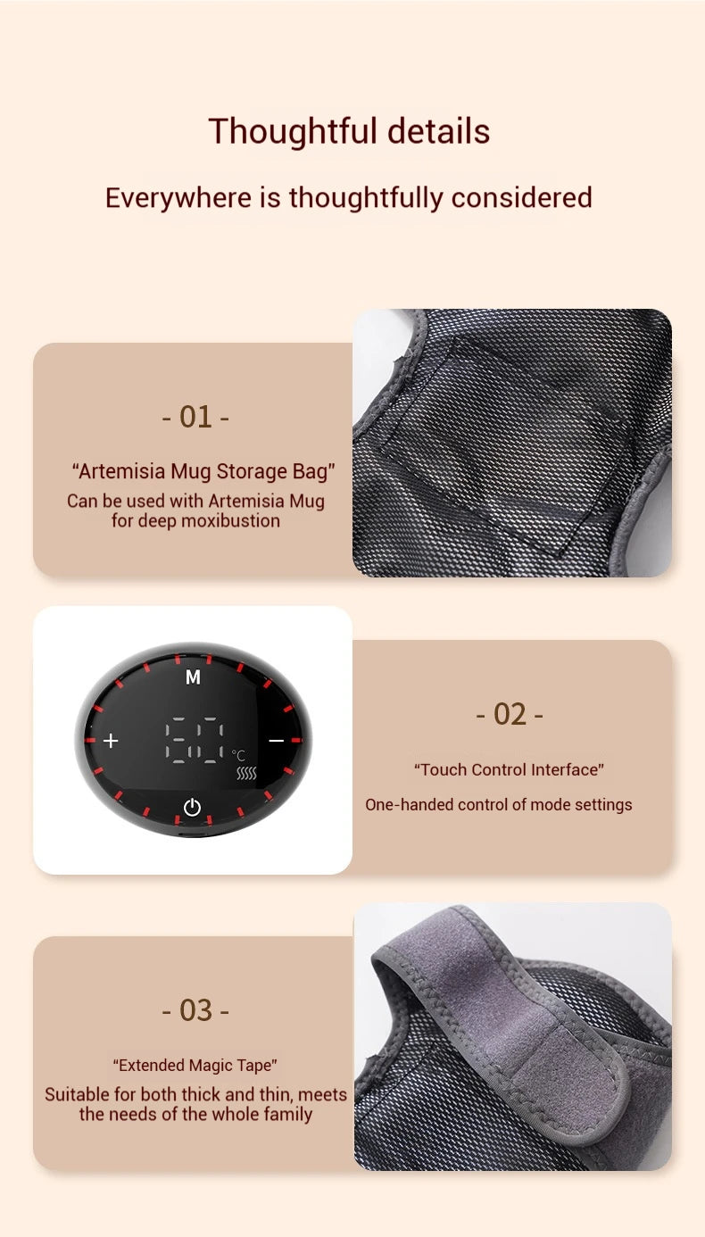 Purilite Select™ 3-in-1 Electric Heating Shoulder Massage Pad