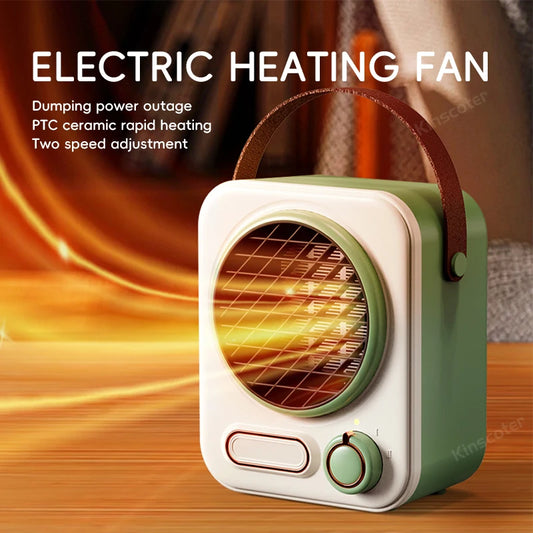 Electric Mini Fan Heater Warm Blower Portable Desktop Household Wall Home Heating Stove Radiator Warmer Machine For Winter