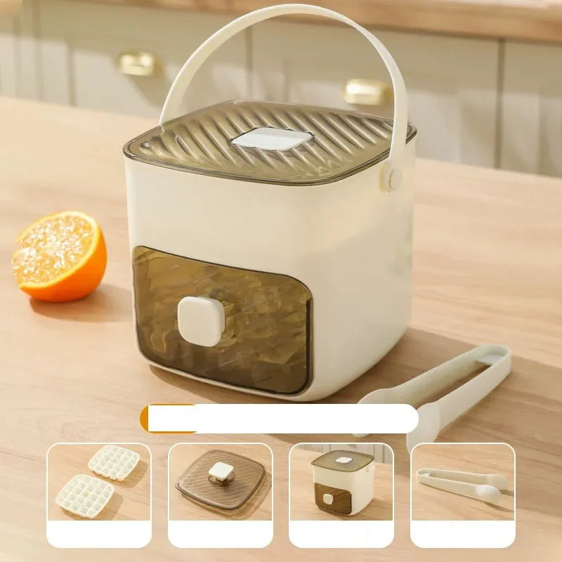 Purilite Select 48-Grid Ice Cube Mold Reusable Plastic Ice Tray with Easy-Release Design for Home Use - PuriLite