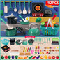 Kids Kitchen Toys Set 92/86/69/59PCS Play Kitchen Accessories Kit with Play Pots Pretend Food Cooking Toy Toddler Girls Boy Gift