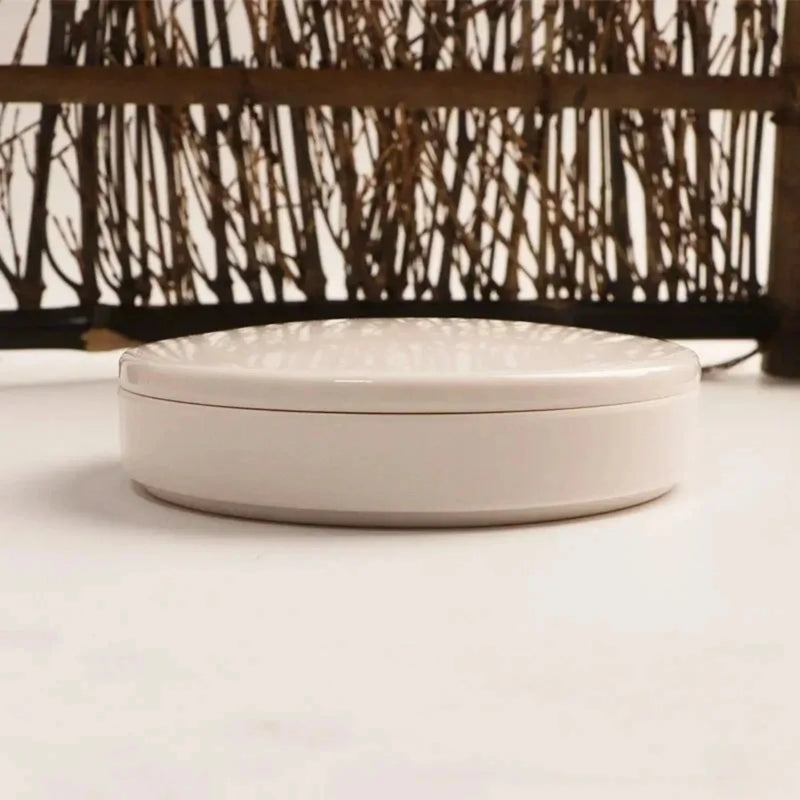 Purilite Select Imitation Porcelain Round Paint Palette with Lid