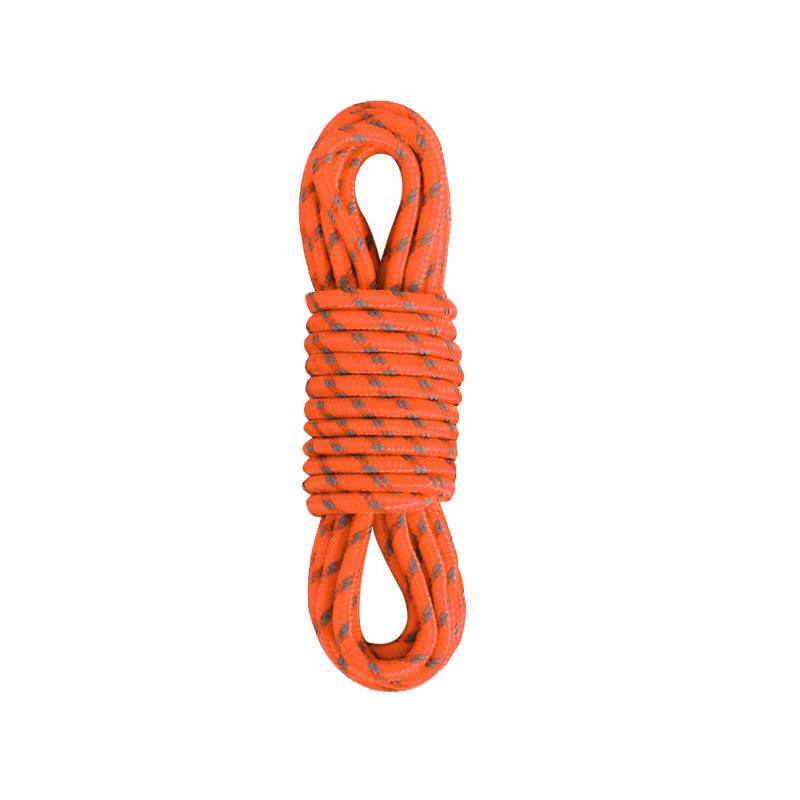 Purilite Select Reflective Paracord Rope | 5M x 5mm Heavy-Duty Camping Tent Guy Line for Tarp, Canopy, Hiking, Survival, Outdoor Emergency and Utility Use
