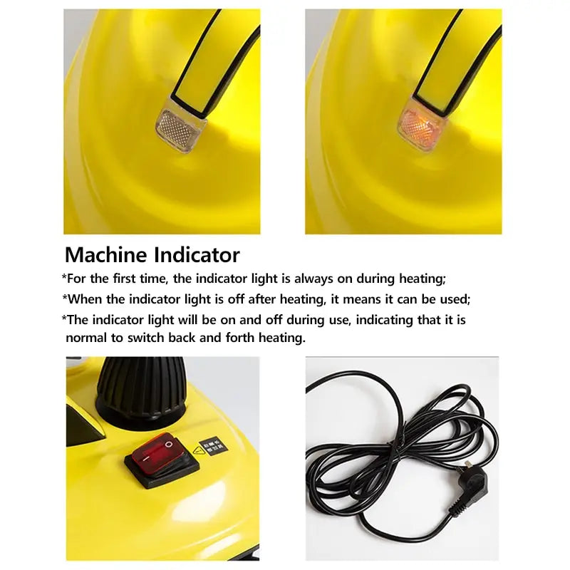 Purilite Select 2000W High-Temperature Steam Cleaner for Car Interior, Floors, Kitchen & Home Deep Cleaning - PuriLite