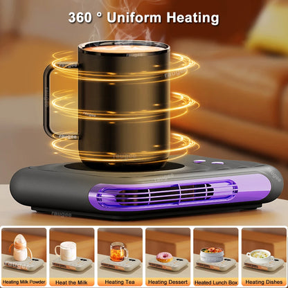 Cup Heater Coffee Tea Mug Warmer Electric Milk Tea Cup Heating Coaster Cup Warmer For Home Office 220V Desk Cup Mug Warmer