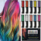 Purilite Select Temporary Hair Dye Chalk Set – Chalk Comb Hair Color with 10 Vibrant Colors – Washable Non-Toxic Quick Hair Coloring Kit for Kids & Adults