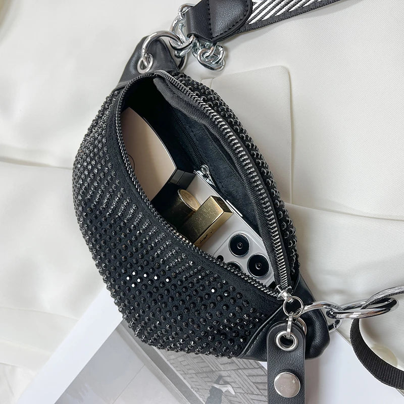 Purilite Select Women’s Diamond PU Leather Belt Bag