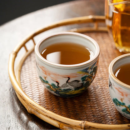 Purilite Select™ Handcrafted Ru Kiln Ceramic Tea Cup – 130ml