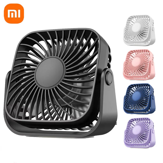 Purilite Select – USB Mini Desk Fan with 360° Rotation &amp; 3-Speed Cooling