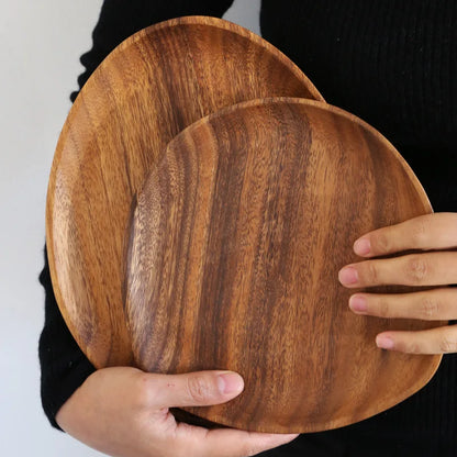 Purilite Select Solid Wood Irregular Oval Serving Tray