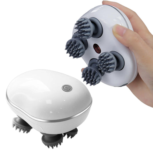 Purilite Select Head Massager Electric Deep Tissue Scalp Cat Massager Health Care Relax Shoulder Neck Body Massage Kneading Vibrating Device - PuriLite