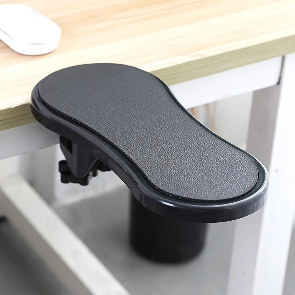 Purilite Select Adjustable Computer Arm Rest for Desk | Ergonomic Arm Support Extender with Rotating Mouse Pad Holder - PuriLite