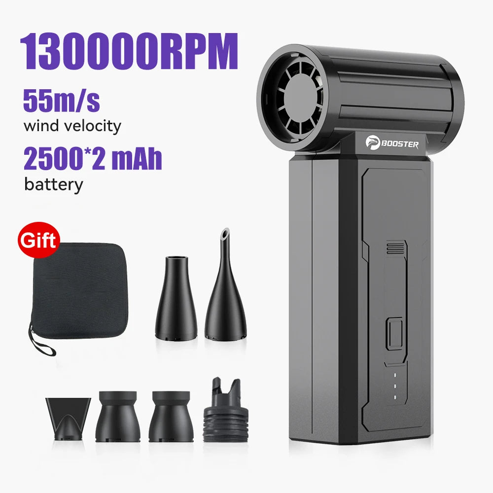 Purilite Select 130000RPM Turbo Jet Fan – Brushless Powerful Air Blower &amp; Vacuum Cleaner