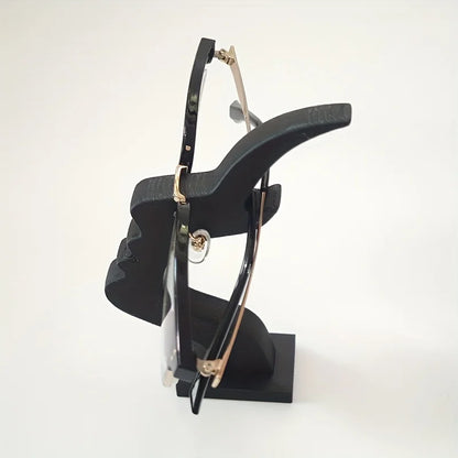 Purilite Select Unique Curved Eyeglass Holder Stand – Secure & Artistic Storage Solution for Desk or Nightstand