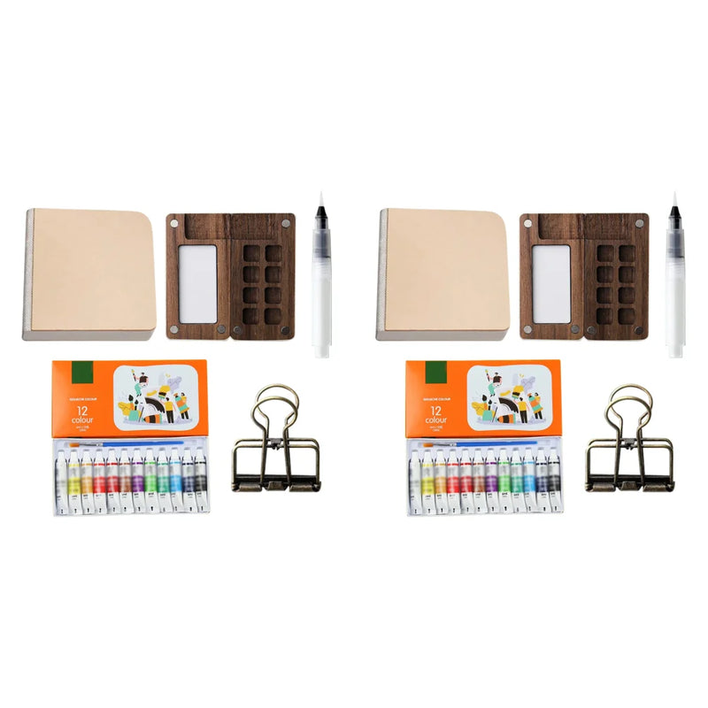 Purilite Select Portable 12-Color Watercolor Paint Box Set