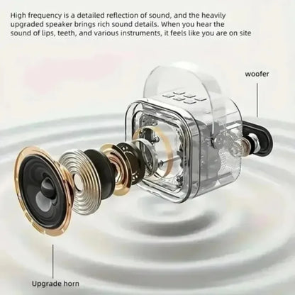 Purilite Select | Portable Bluetooth 5.3 Karaoke Speaker PA System | 2 Wireless Microphones | Home Family Singing | Kids Gifts