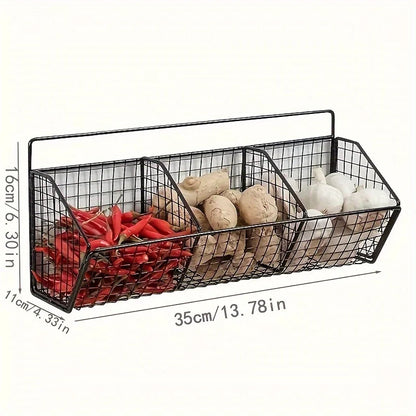 Purilite Select Wall-Mounted Kitchen Storage Basket