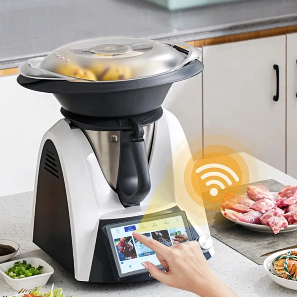Purilite Select Intelligent Automatic Stir Fry Machine 1500W Multi-Function Cooking Robot Chef 2L Smart Food Processor with Steamer - PuriLite
