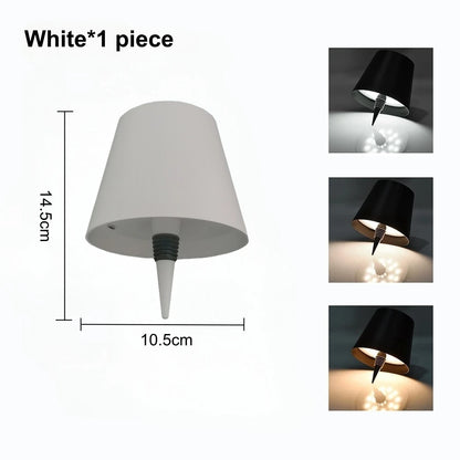 AITHEA Wireless LED Wine Bottle Light Rechargeable Vases Table Lamp Touch Switch Night Light for Cafe Bar Club Restaurant Decor