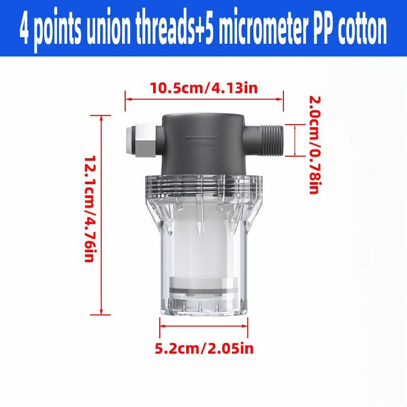 Purilite Select™ Universal PP Cotton Shower Filter – Cleaner Water for Better Skin &amp; Hair