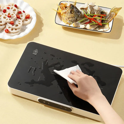 DWMD Electric Meals Insulation Board Heating Pad Milk Thermal Preservation Plate Mat Warmer Intelligent Folding Dishes Hotplate - PuriLite