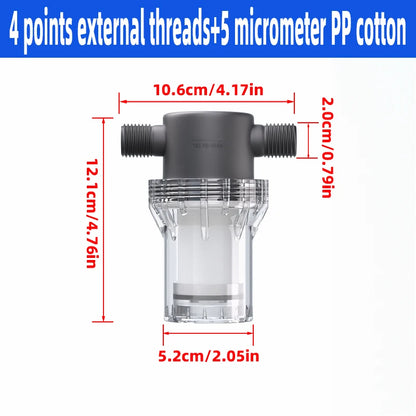 Purilite Select™ Universal PP Cotton Shower Filter – Cleaner Water for Better Skin &amp; Hair