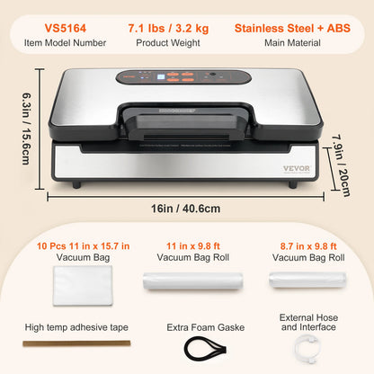Purilite Select – 90Kpa Vacuum Sealer Food Packaging Machine