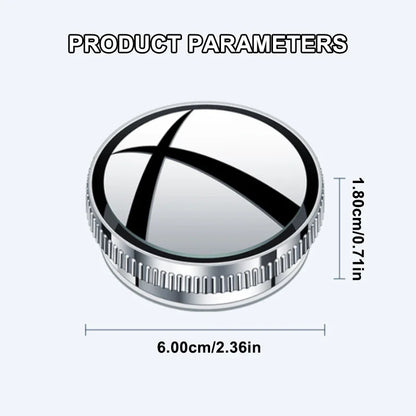 Purilite Select 2PCS 360° Blind Spot Mirror for Cars, HD Wide Angle Convex Rearview Mirror, Adjustable Suction Cup Parking Safety Side Mirror - PuriLite
