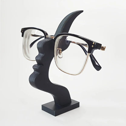 Purilite Select Unique Curved Eyeglass Holder Stand – Secure & Artistic Storage Solution for Desk or Nightstand
