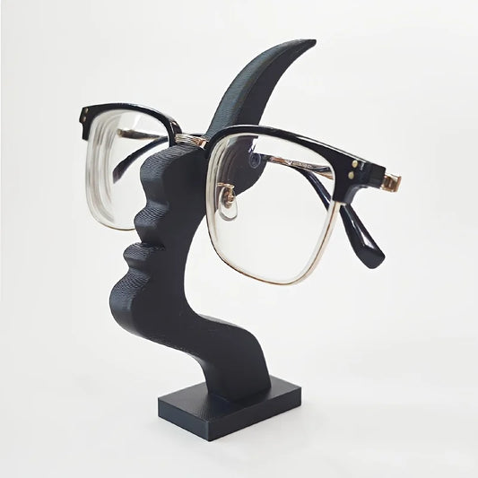 Purilite Select Unique Curved Eyeglass Holder Stand – Secure & Artistic Storage Solution for Desk or Nightstand